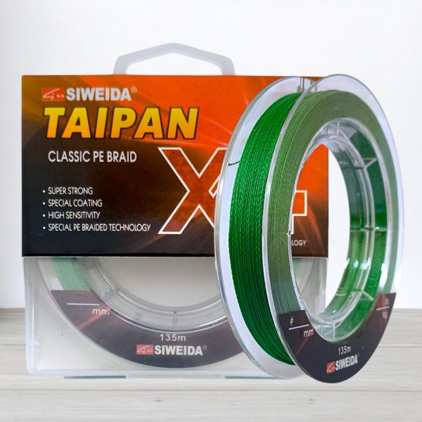 Шнур Siweida Taipan PE X4, 135м, 0,20мм
